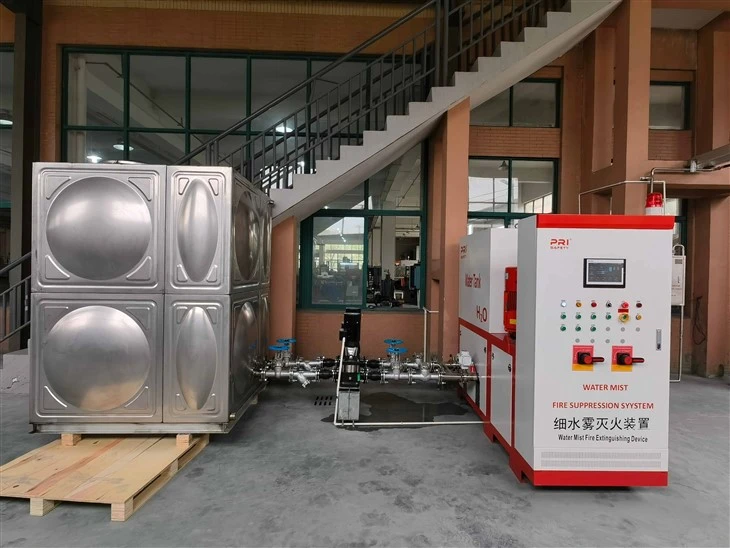 Eco-Friendly High Pressure Water Mist Fire System For Electronics IT Equipment Water Mist System factory